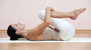 Wind Relieving Pose Illustration